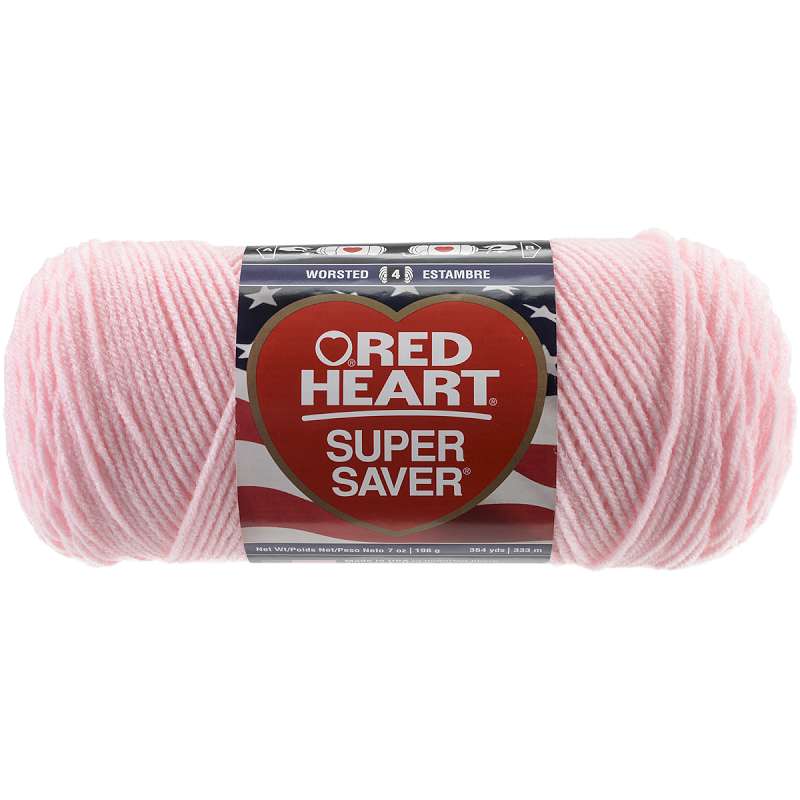 Red Heart Super Saver Yarn Baby Pink