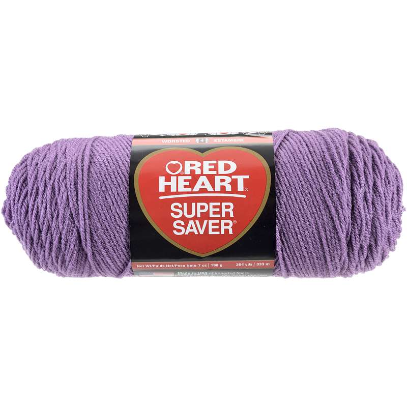 Red Heart Super Saver Yarn Medium Purple