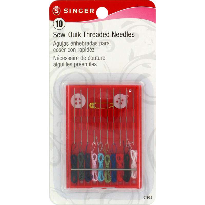 Sew-Quik Threaded Hand Needle Kit  
