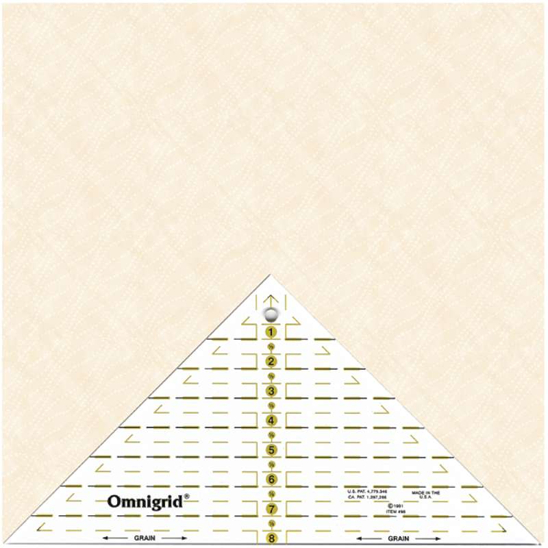 Omnigrid Right Triangle Up To 8" Diagonal