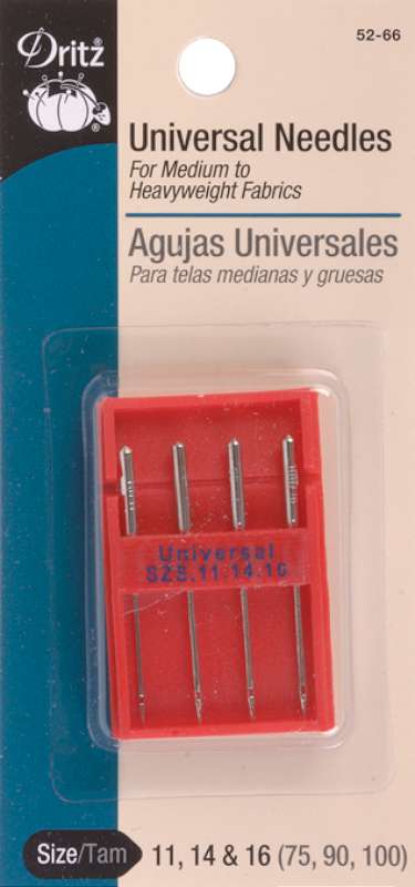 Universal Point Machine Needles Sizes 11/75, 14/90 & 16/100 4/Pkg