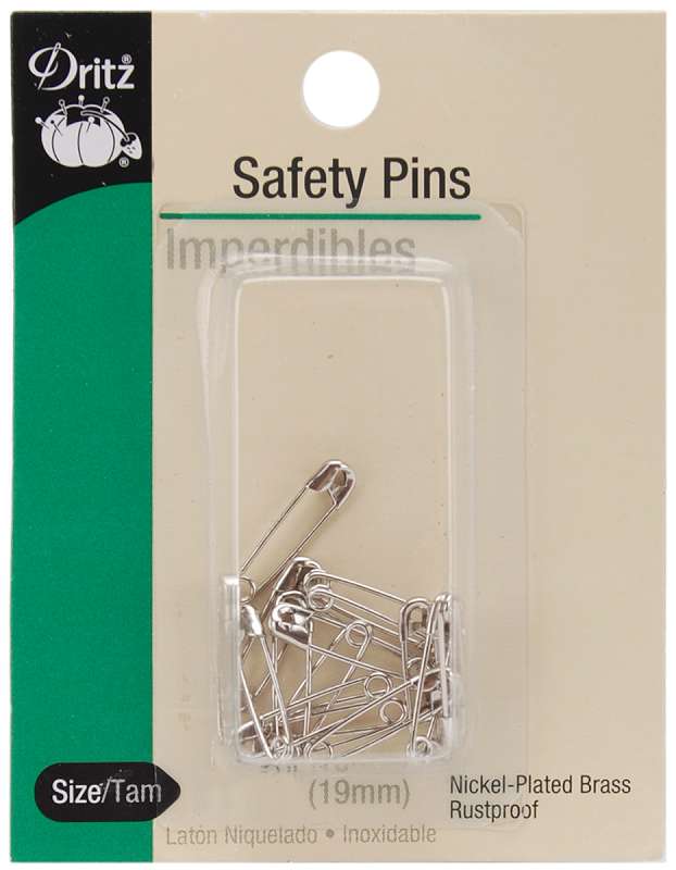 Safety Pins Size 2 10/Pkg