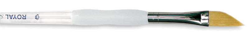 Soft-Grip Golden Taklon Dagger Brush 1/4" Width