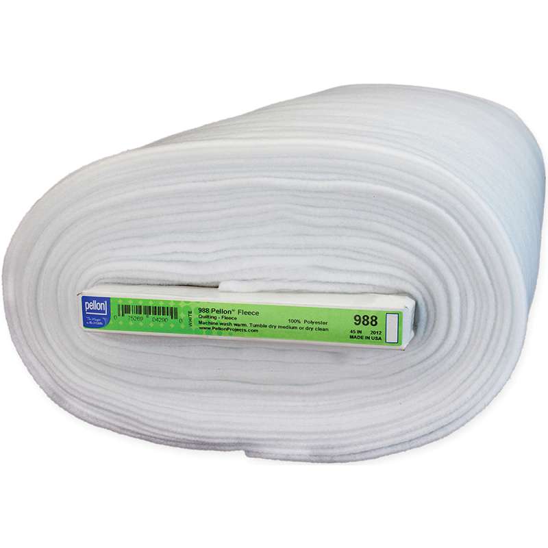 Sew-In Fleece White 44"X20yd FOB: MI