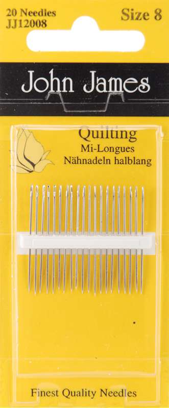 Quilting/Betweens Hand Needles Size 8 20/Pkg