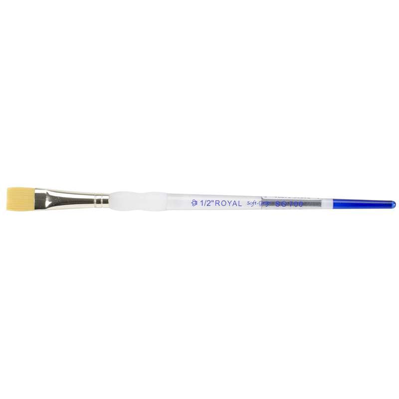 Soft-Grip Golden Taklon Glaze Wash Brush 1/2" Width