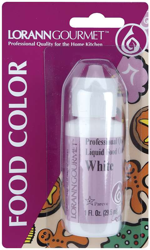 Liquid Food Color 1oz White