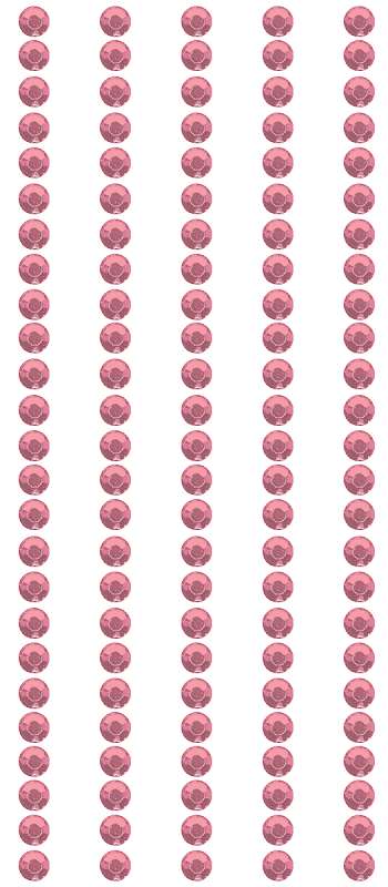 Crystal Stickers Elements 3mm Round 125/Pkg Light Pink