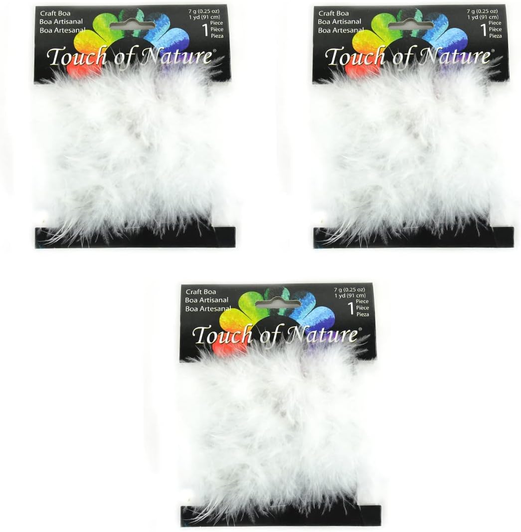Marabou Feather Boa 36" White
