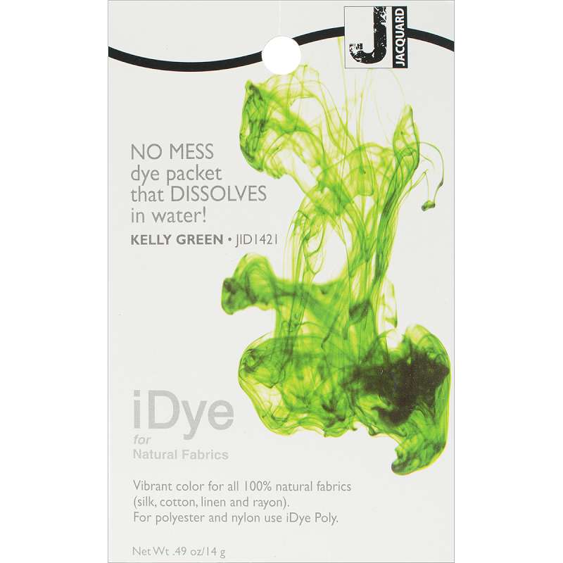 Jacquard iDye Fabric Dye 14g Kelly Green