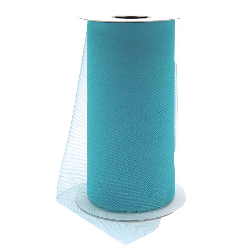 Tulle 6" Wide 25yd Spool Teal