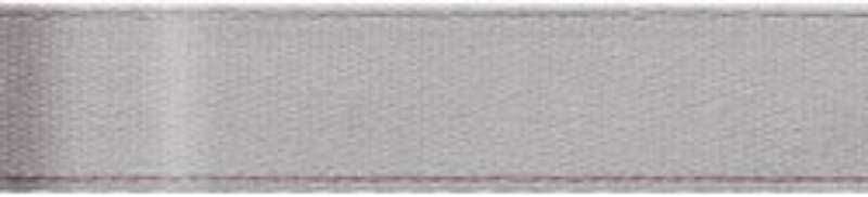 Single Face Satin Ribbon 3/8"X18' Silver