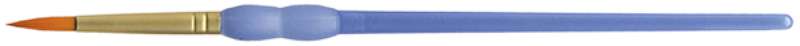 Crafter's Choice Gold Taklon Round Brush Size 1