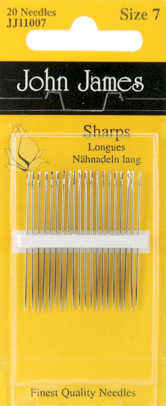 Sharps Hand Needles Size 7 20/Pkg