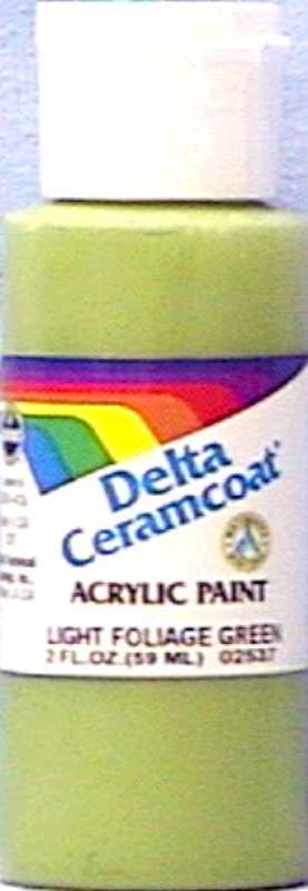 Ceramcoat Acrylic Paint 2oz Light Foliage Green - Opaque