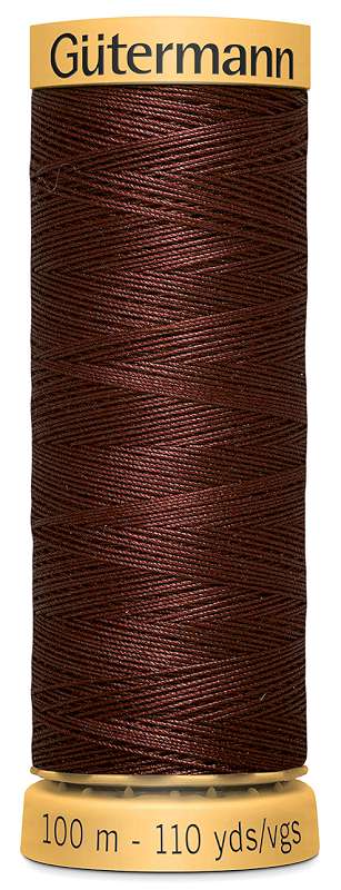 Natural Cotton Thread 110yd Dark Mahogany