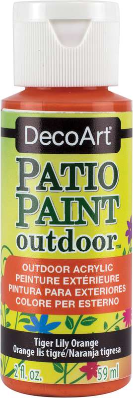 Patio Paint 2oz Tiger Lily Orange