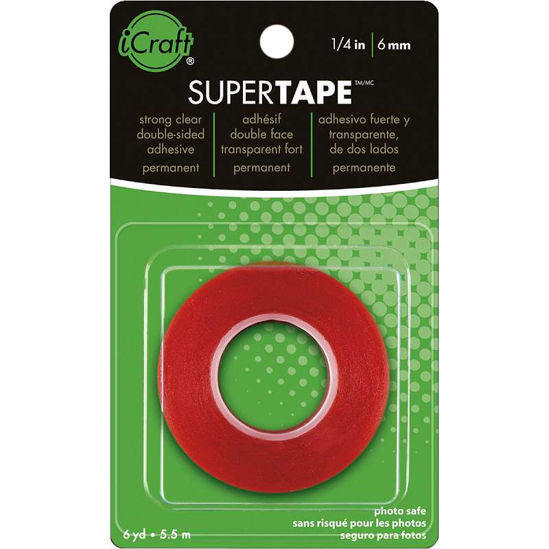 iCraft Super Tape .25"X6yd