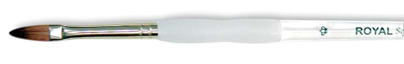 Soft-Grip Pure Sable Filbert Brush Size 6