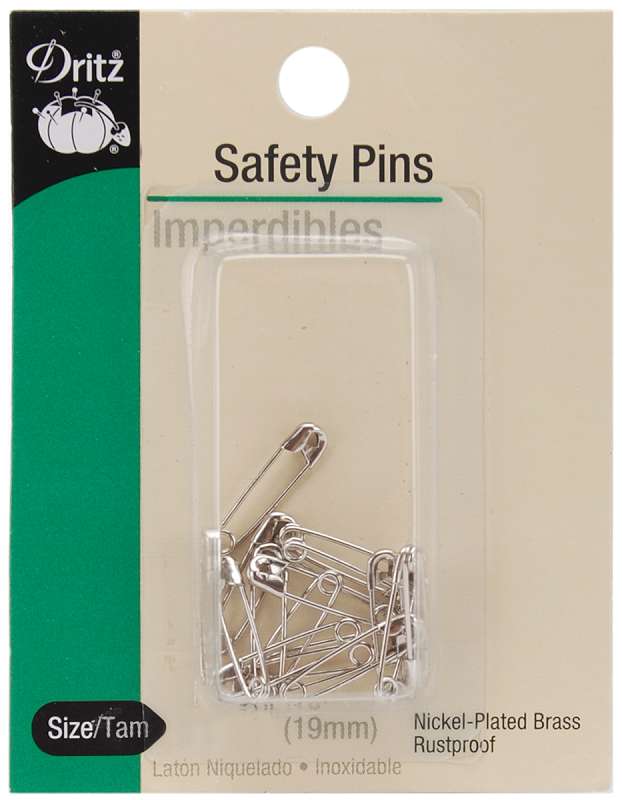 Safety Pins Size 3 6/Pkg