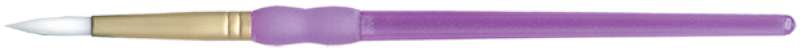 Crafter's Choice White Taklon Round Brush Size 8