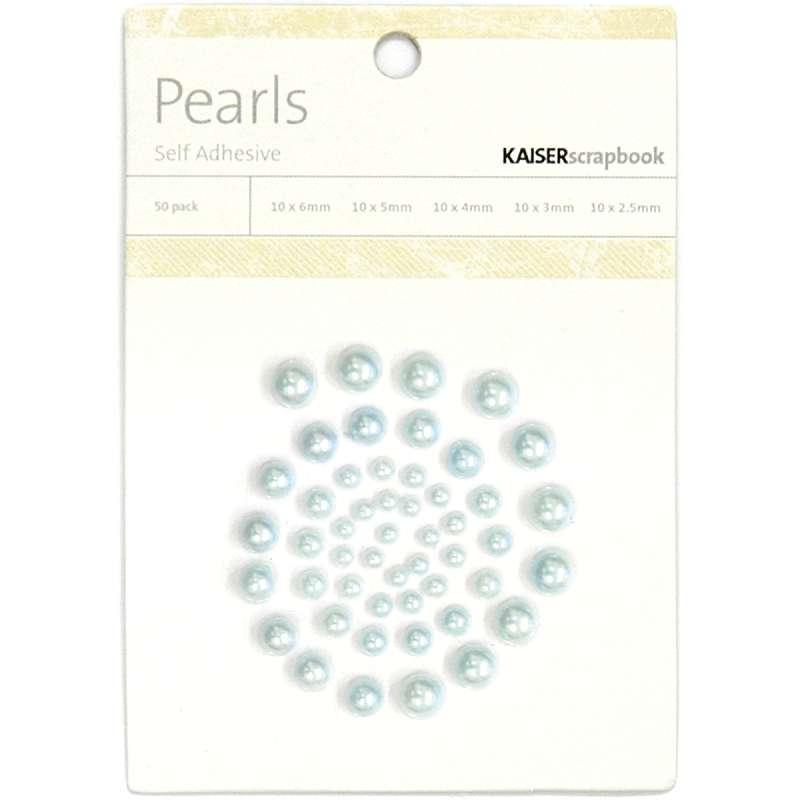 Self-Adhesive Pearls 50/Pkg Bliss