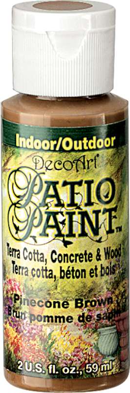 Patio Paint 2oz Pinecone Brown