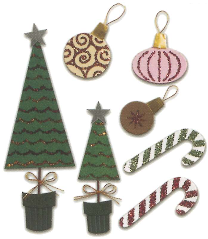 Jolee's Christmas Stickers Christmas Decorations