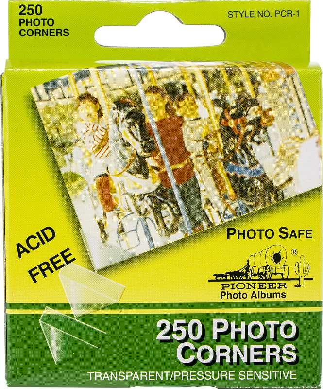 Photo Corners Self-Adhesive .5" 250/Pkg Clear