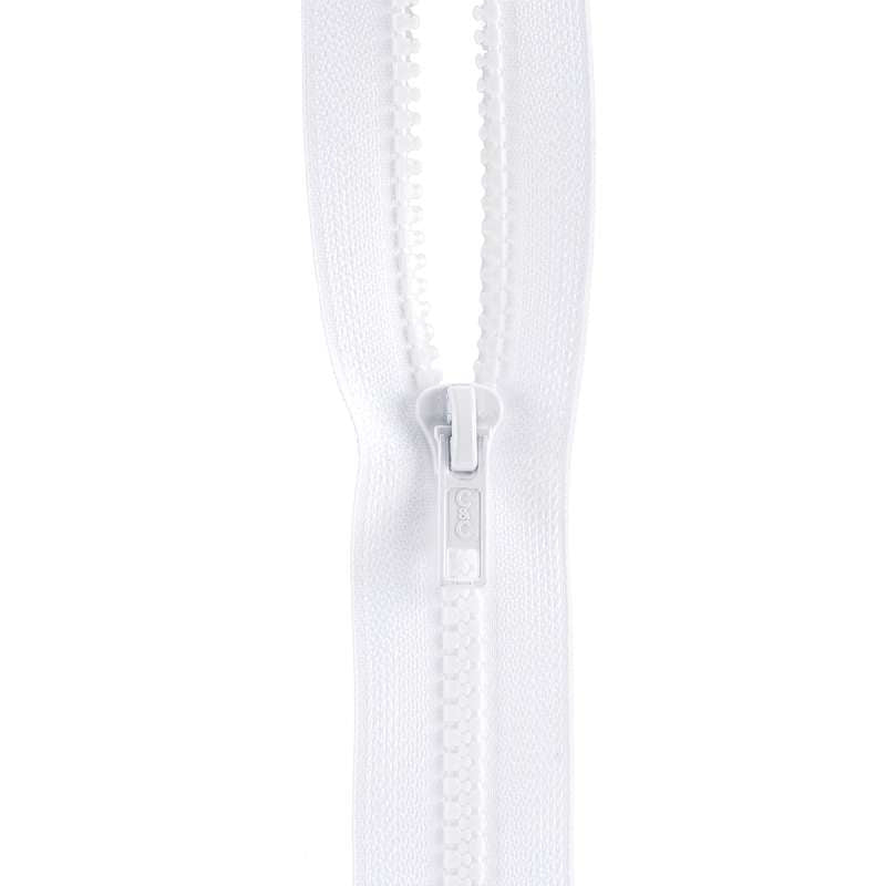 Sport Separating Zipper 22" White