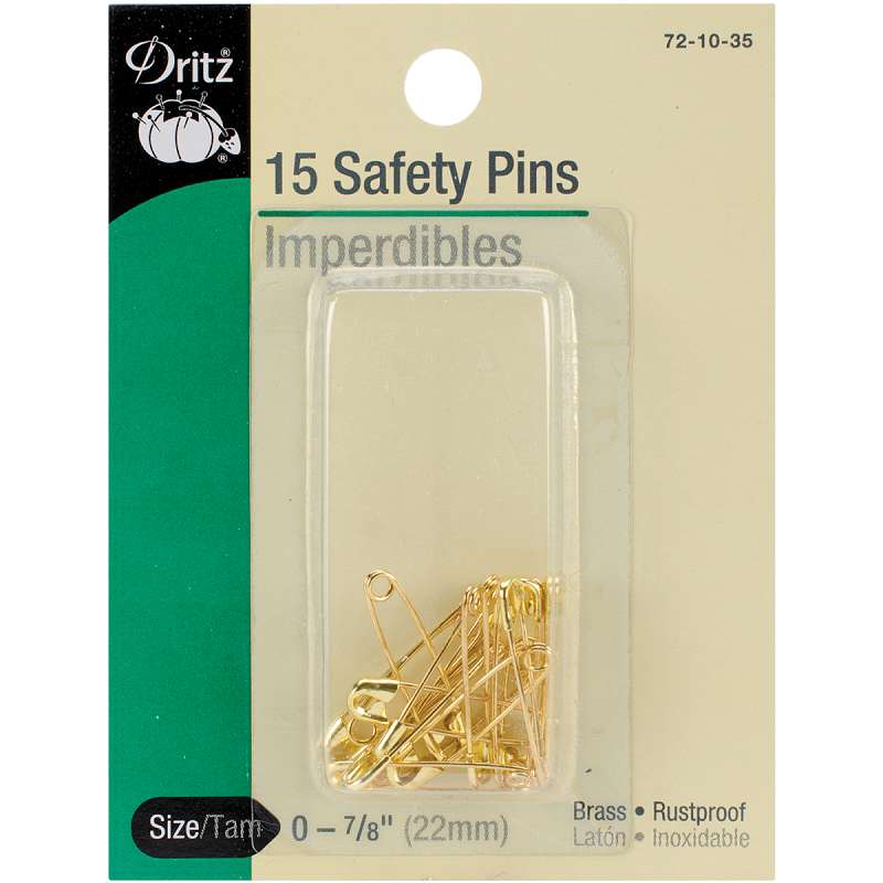 Safety Pins Size 0 14/Pkg