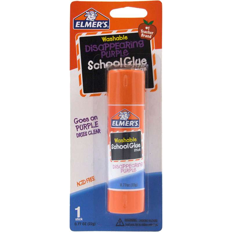 Elmer's Washable School Glue Stick - Purple .77oz