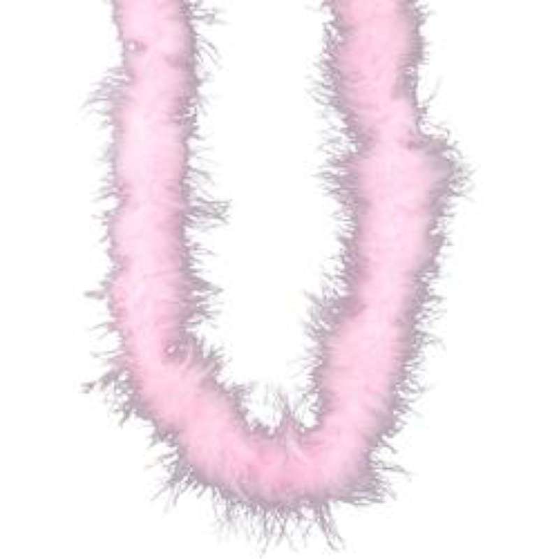 Marabou Feather Boa 72" Light Pink