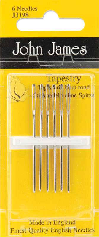 Gold Tapestry Hand Needles Size 24 3/Pkg