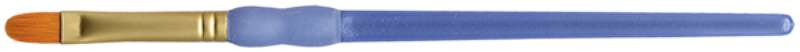 Crafter's Choice Gold Taklon Filbert Brush Size 6