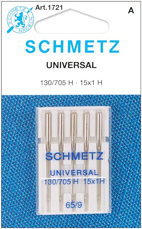Universal Machine Needles Size 9/65 5/Pkg