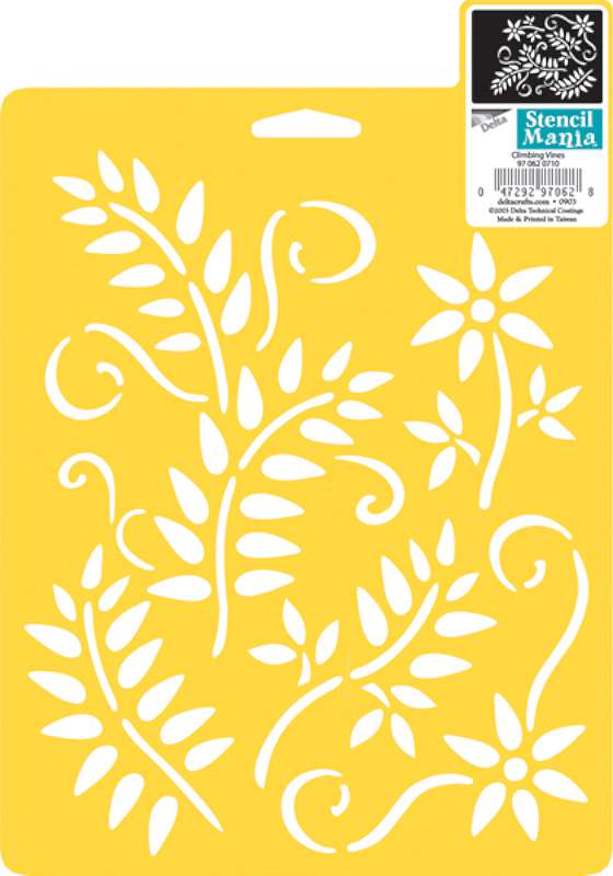 Stencil Mania Stencil 7"X10" Climbing Vines