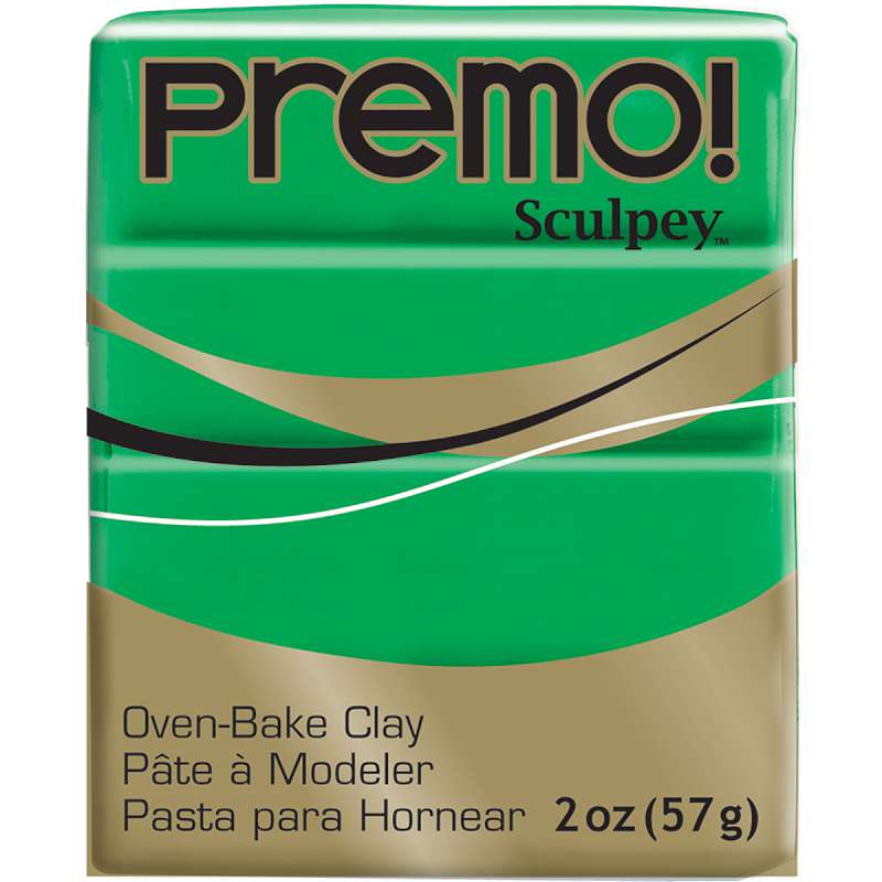 Premo Sculpey Polymer Clay 2oz Green