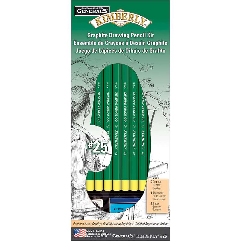 Kimberly Graphite Drawing Kit 12pcs  