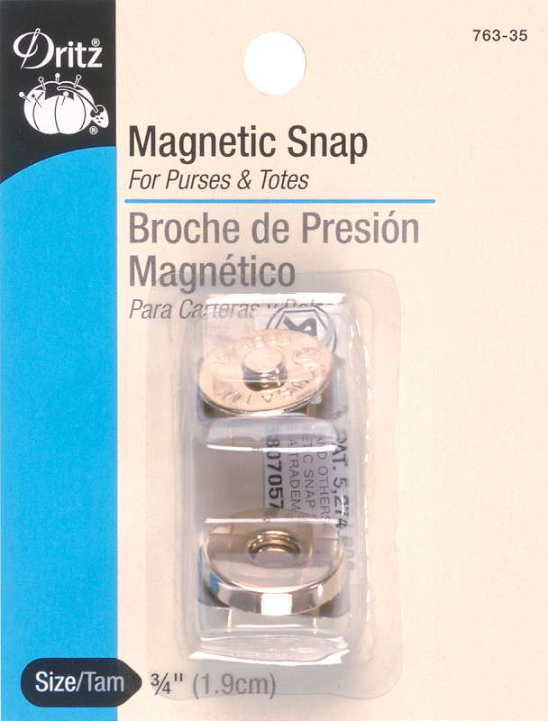 Round Magnetic Snap 3/4" 1/Pkg Gilt
