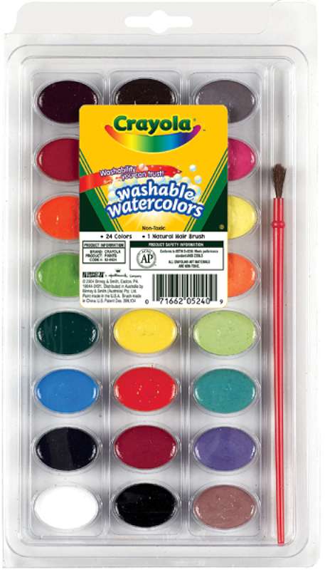 Crayola Washable Watercolors 24 colors