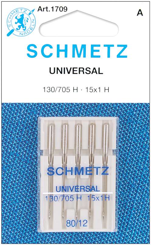 Universal Machine Needles Size 12/80 5/Pkg