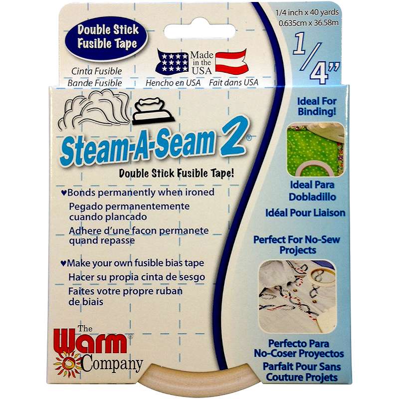 Steam-A-Seam 2 Double Stick Fusible Web .25"X40yd