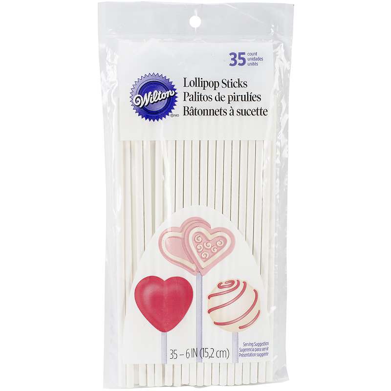 Lollipop Sticks 6" 35/Pkg  