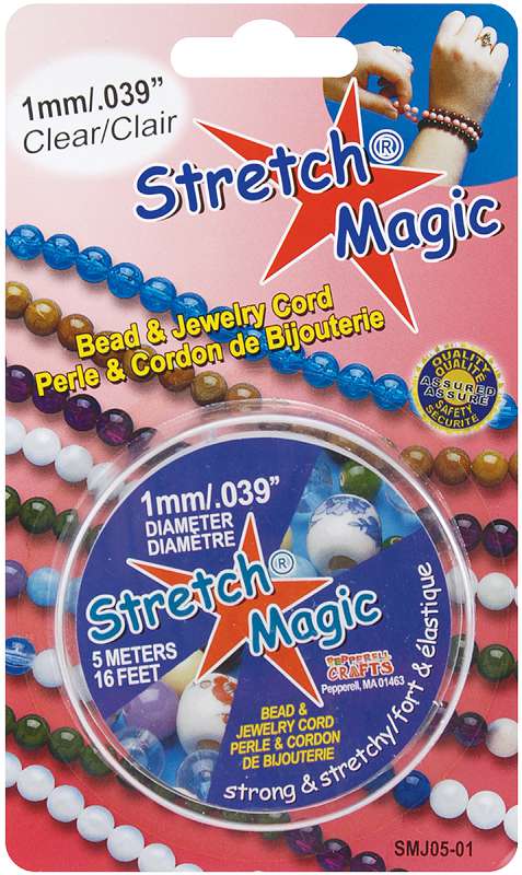 Stretch Magic Bead & Jewelry Cord 1mmX5m Clear