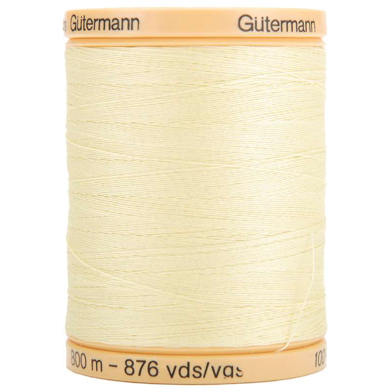 Natural Cotton Thread Solids 876yd Butter Cream