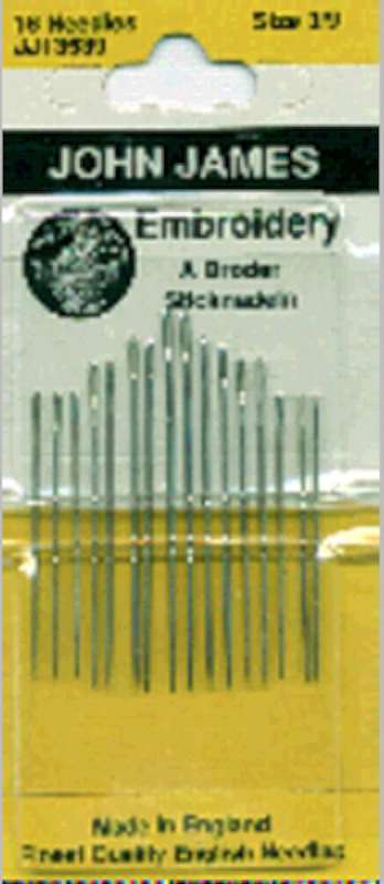 Embroidery Hand Needles Size 3/9 16/Pkg