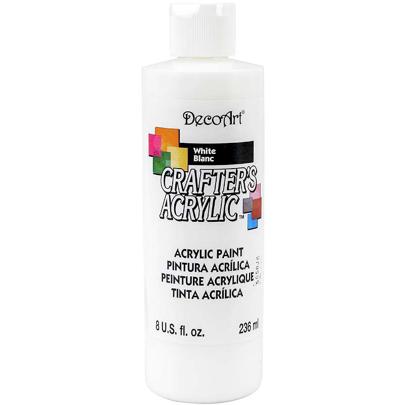 Crafter's Acrylic All-Purpose Paint 8oz White