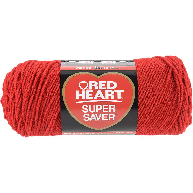 Red Heart Super Saver Yarn Cherry Red