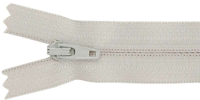 Pants Zipper 9" Smoke Gray